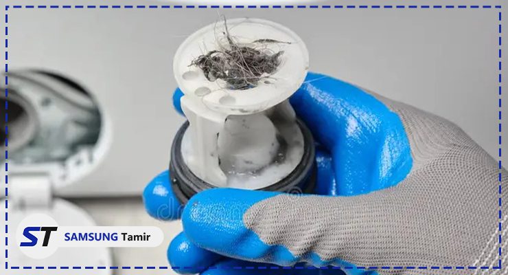 انسداد فیلتر پمپ تخلیه