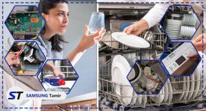 علت خشک نکردن ظروف در ظرفشویی سامسونگ