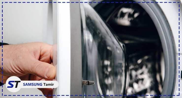 بستن درِ ماشین لباسشویی بلافاصله بعد از اتمام شستشو