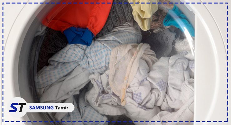 ماندن لباس‌ها برای مدت طولانی در لباسشویی