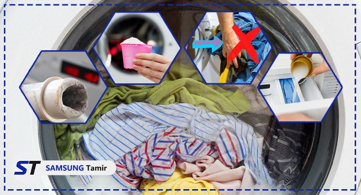 علت کف نکردن لباسشویی سامسونگ