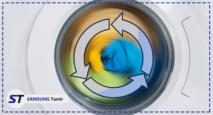 کار نکردن دور تند ماشین لباسشویی
